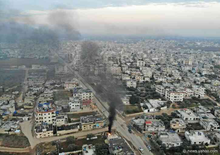 Syria regime seizes swathes of key town in Idlib offensive