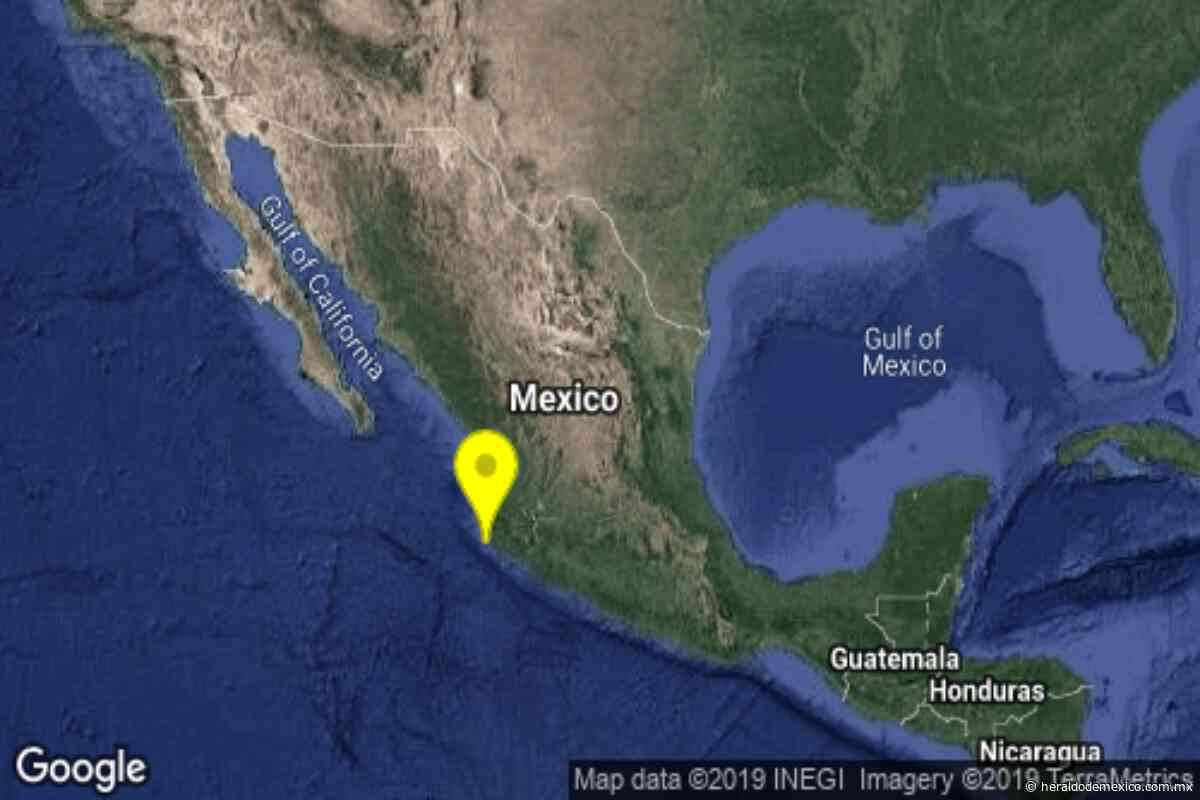 Reportan sismo magnitud 4.8 al noroeste de Cihuatlan, Jalisco - El Heraldo de México