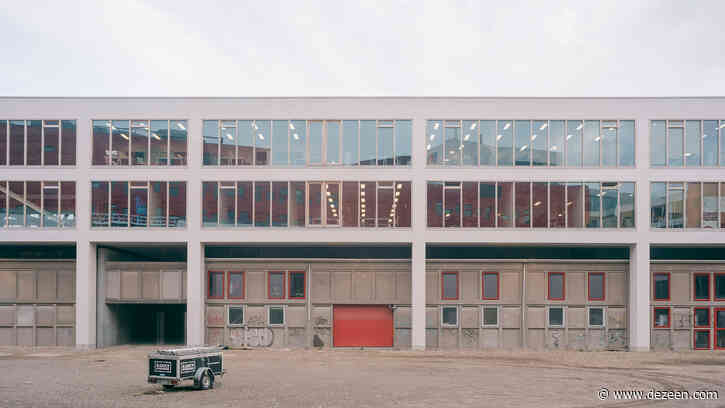 Space Encounters puts office building on stilts above brick warehouse