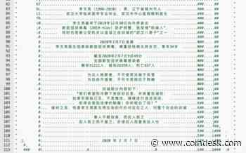 China’s Coronavirus Whistleblower Is Now Memorialized on Ethereum