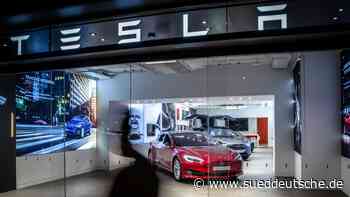 Elektromobilität - Tesla-Aktie bricht nach Rally ein - Süddeutsche Zeitung