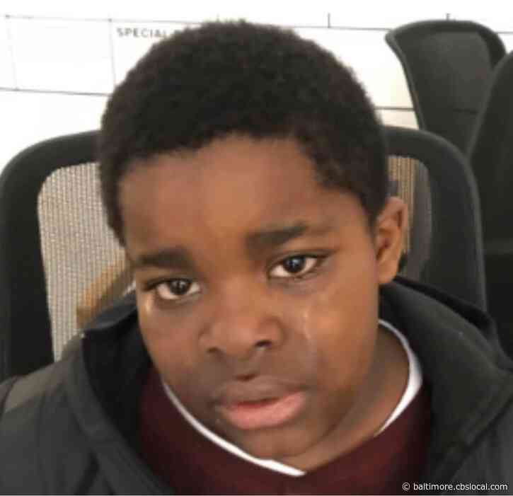 Police Searching For Missing 11-Year-Old Boy In Baltimore City