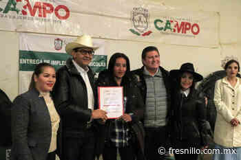 Entrega Gobierno de Tello 20 mdp para el campo de Sombrerete - FresnilloMX