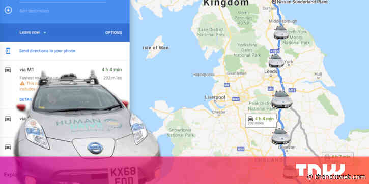 A tricked-out Nissan Leaf just completed Britain’s longest fully autonomous drive