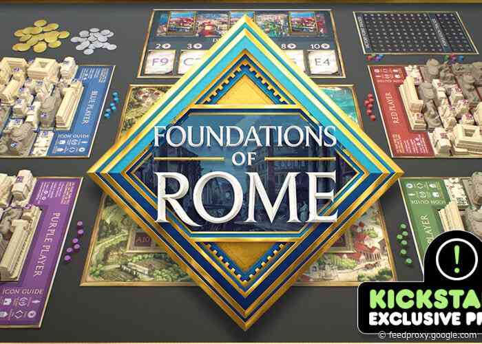 Foundations of Rome board game raises over $1,000,000 via Kickstarter