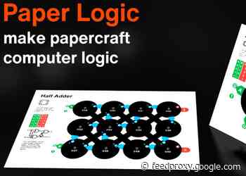 Paper Logic paper craft computer logic