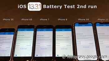 iOS 13.3.1 battery life test follow up (Video)