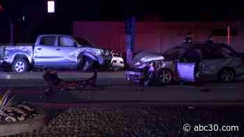 Clovis Avenue crash at Belmont causes road blockage, expect delays
