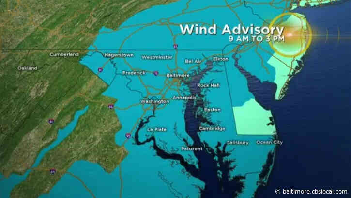 Maryland Weather: Wind Advisory Issued For Most Of State
