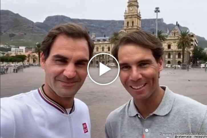 Roger Federer and Rafael Nadal excited ahead of the Cape Town exhibition