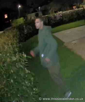 Police hunt for man caught in Hampton resident's garden during night