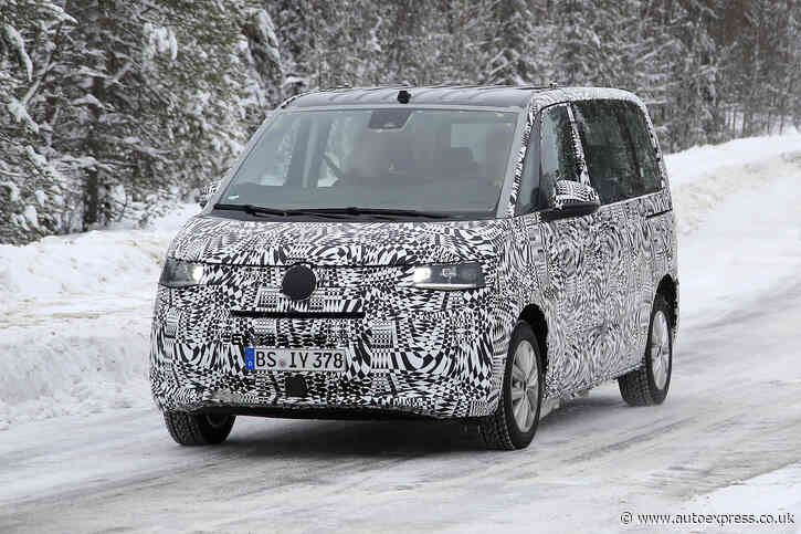 New 2021 Volkswagen Transporter T7 caught on camera