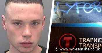 Vandal caused thousands of pounds worth of damage to trains and railway stations