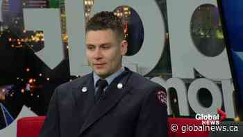 Firefighter rooftop campout for muscular dystrophy in Edmonton