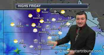 Twin Cities on northern edge of 4-6" of snow this weekend