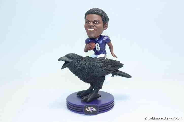 There’s A New Lamar Jackson Bobblehead. He’s Riding A Raven