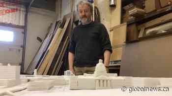 Kingston, Ont., man builds foam model of downtown Kingston which includes proposed buildings | Watch News Videos Online - Globalnews.ca