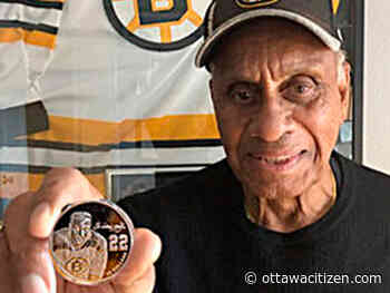 Willie O'Ree, who played one season in Kingston, depicted on silver coin - Ottawa Citizen