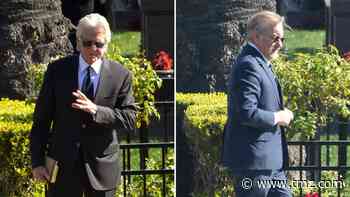Michael Douglas, Steven Spielberg Among Many at Kirk Douglas Funeral