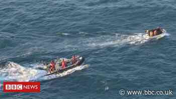 Channel migrants: More than 100 intercepted over 10 hours