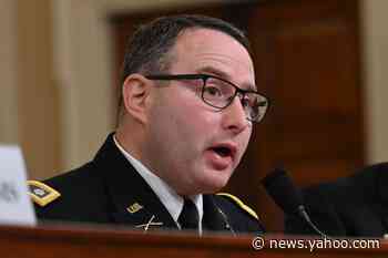 White House aide Vindman, who testified against Trump in impeachment, removed from job