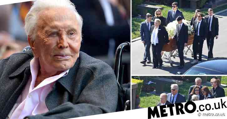 Catherine Zeta Jones and Michael Douglas gather to pay final respects at Kirk Douglas’ funeral