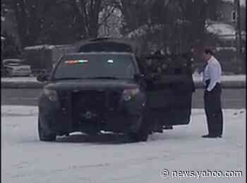 'I'm the sheriff, who are you?': Sheriff stops fake cop car in its tracks