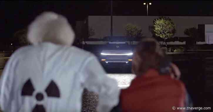 Tesla Cybertruck replaces DeLorean in ‘Back to the Future’ mashup
