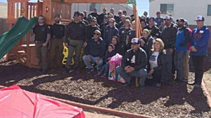First responders build 5-year-old from Buckeye new playset