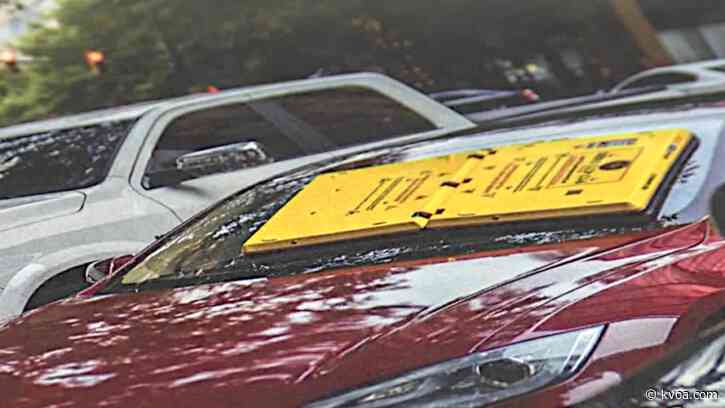 Windshield device will soon be put on vehicles until parking tickets are paid