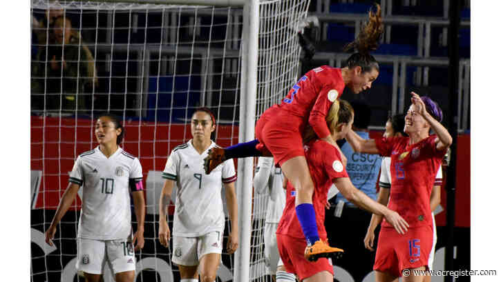 U.S. women’s soccer team blanks Mexico to secure Olympic berth