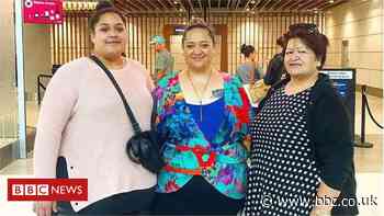 Mother and daughters told 'too big' for business class