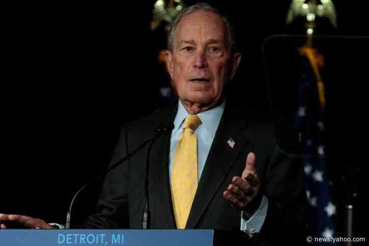 Michael Bloomberg didn't make the New Hampshire debate, but he still came up