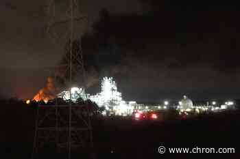 Baytown plant fire sends up large plume of smoke