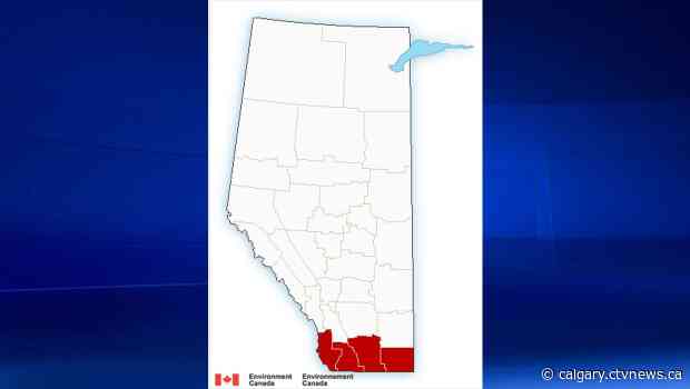 Many communities in southern Alberta, including Lethbridge, under snowfall warning