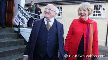President and party leaders cast votes in Irish General Election