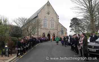 Conor Murphy among mourners at funeral of Francie Brolly in Dungiven