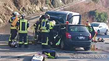 Unfall auf B236 in Werdohl mit Verletzten - Sperrung der Bundesstraße | Werdohl - come-on.de