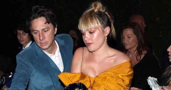 Florence Pugh and Boyfriend Zach Braff Step Out for Date Night at Pre-Oscars Event