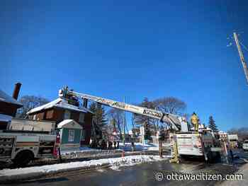 Firefighters handle blaze in Bronson Avenue home