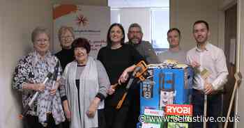 Upper Springfield residents boosted by new equipment to tackle eyesores - Belfast Live