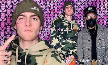 Cindy Crawford's son Presley Gerber, 20, gets the word 'MISUNDERSTOOD' tattooed on his FACE