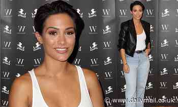 Frankie Bridge looks stylish at book signing after revealing breakdown and battle with depression