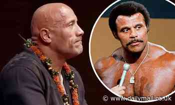 Dwayne 'The Rock' Johnson pays tribute to his father Rocky 'Soul Man' Johnson in tearful eulogy 