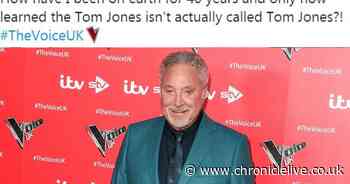 Tom Jones reveals his real name on The Voice leaving viewers shocked