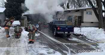 Saskatoon police respond to residential fire