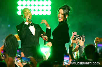 Rihanna Is Spending Valentine's Day in the Studio With Pharrell