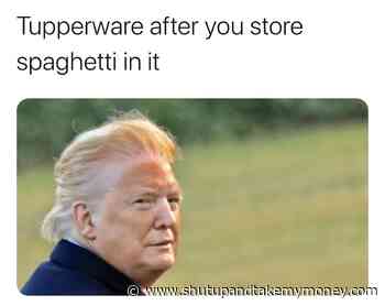 Trump Orange Face Memes – Tupperware After You Store Spaghetti In It