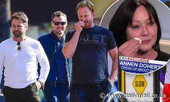 90210's Jason Priestley, Brian Austin Green, and Ian Ziering reunite in LA