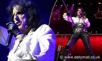 Alice Cooper, 71, wows audiences in Perth as he kicks off Australian Ol' Black Eyes Is Back tour